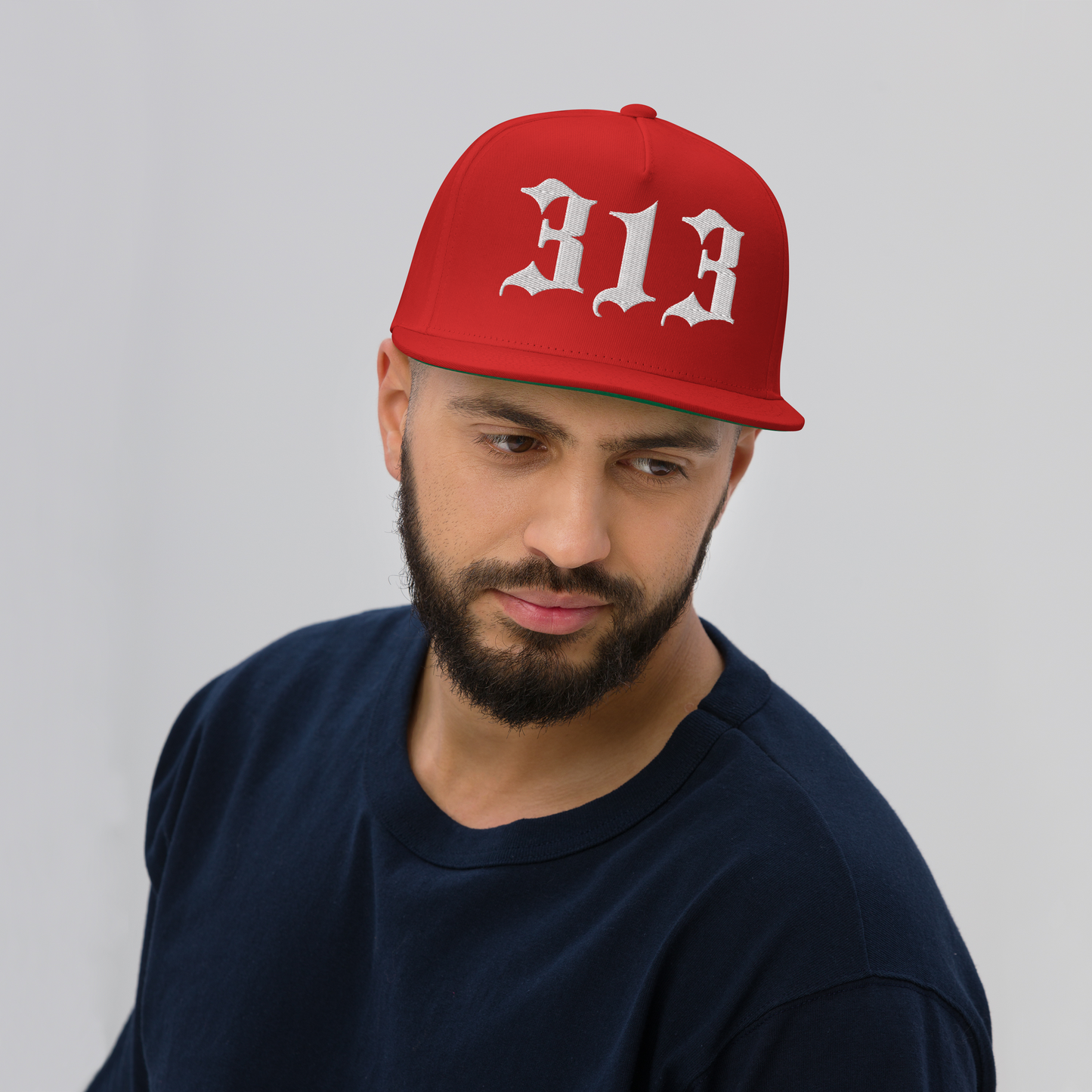 Detroit '313' Snapback (Old English Font) | 5-Panel