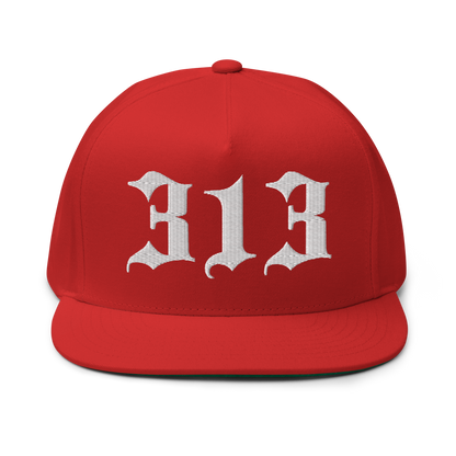 Detroit '313' Snapback (Old English Font) | 5-Panel