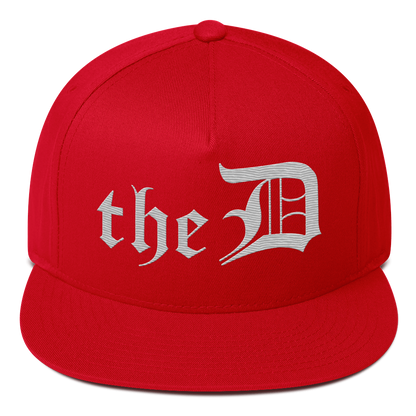 Detroit 'The D' Snapback | 5-Panel - Platinum