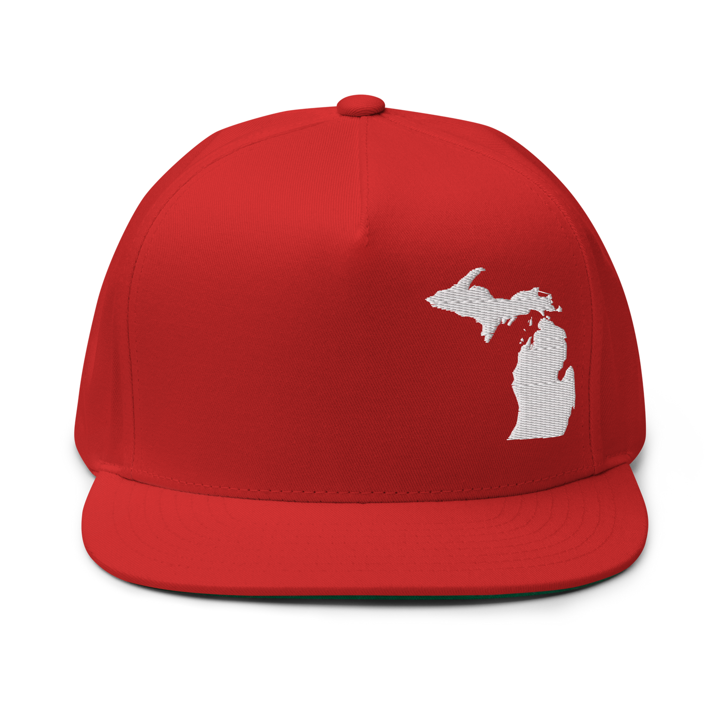 Michigan Snapback | 5-Panel - White Outline