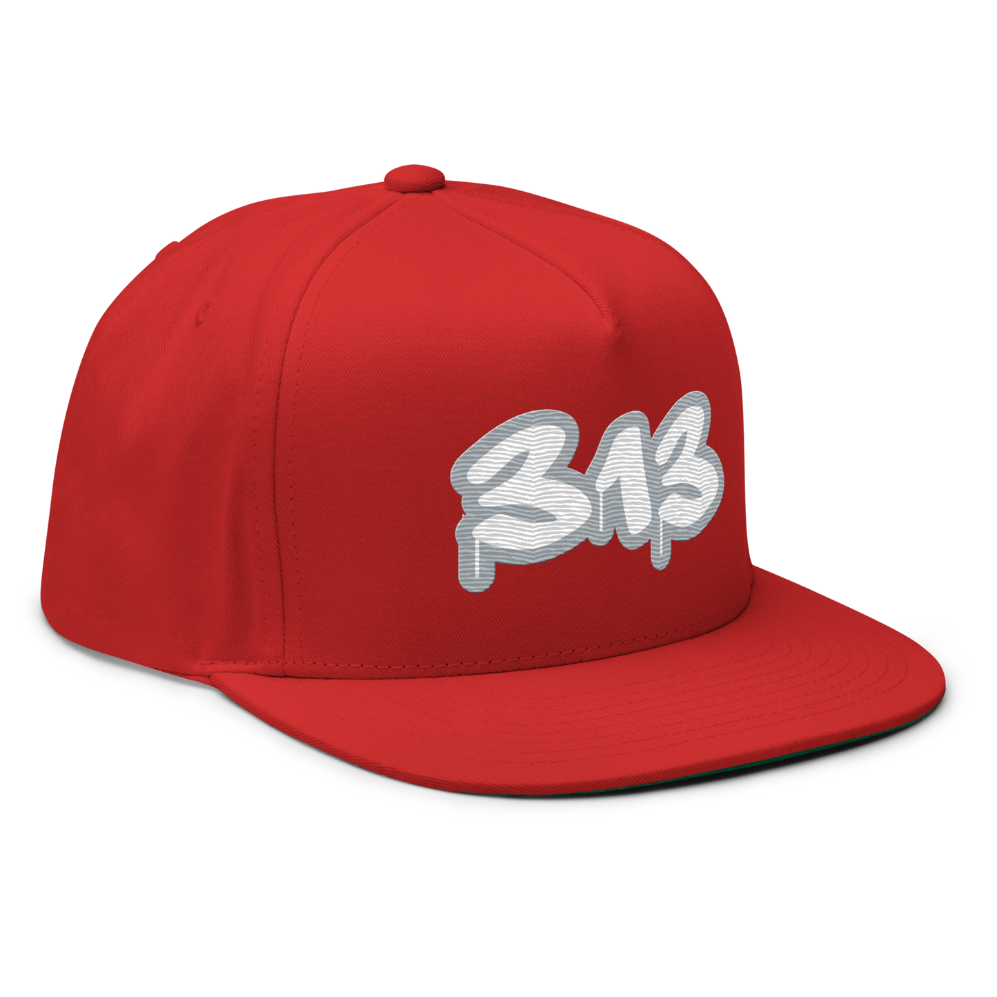 Detroit '313' Flat BIll Snapback (Silver Tag Font)