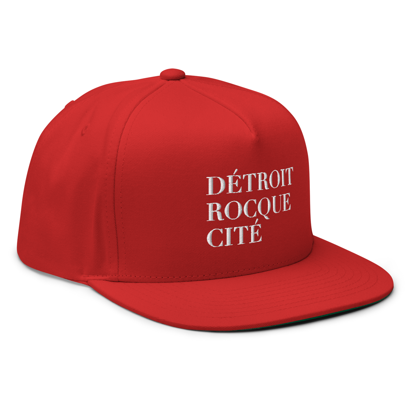 'Détroit Rocque Cité' Flat Bill Snapback