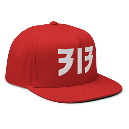 Detroit '313' Snapback (Glam Font) | 5-Panel