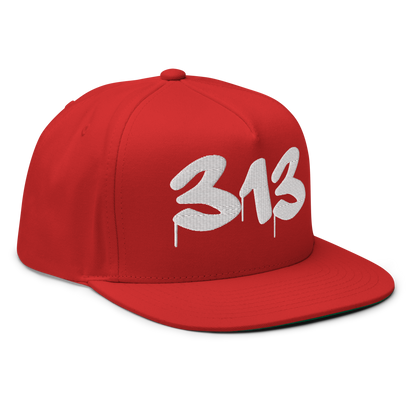 Detroit '313' Snapback (Tag Font) | 5-Panel