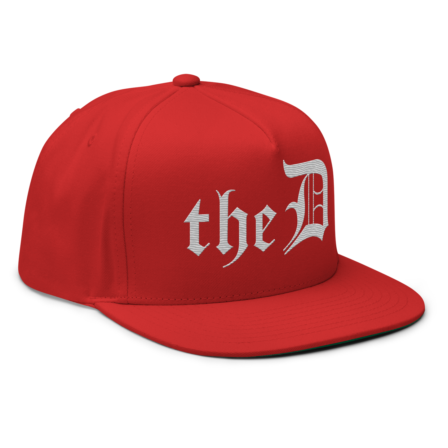 Detroit 'The D' Snapback | 5-Panel - Platinum