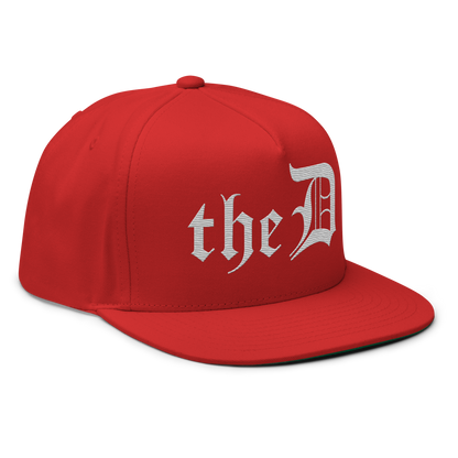 Detroit 'The D' Snapback | 5-Panel - Platinum