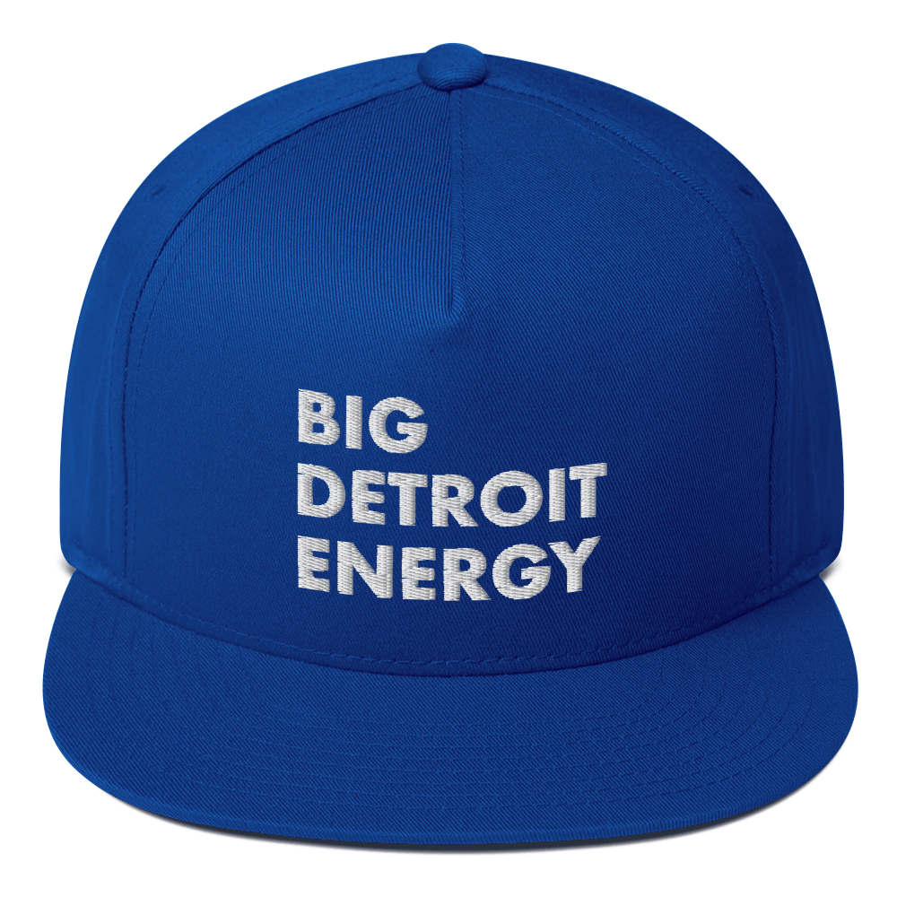 'Big Detroit Energy' Flat Bill Snapback