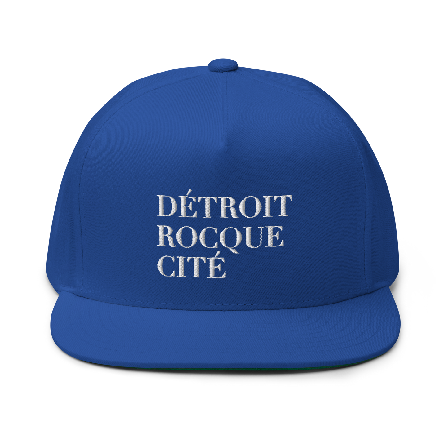 'Détroit Rocque Cité' Flat Bill Snapback