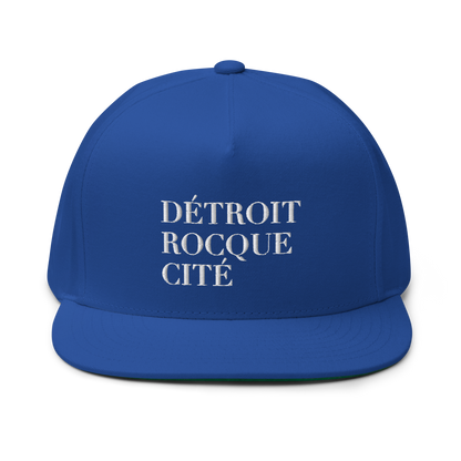 'Détroit Rocque Cité' Flat Bill Snapback