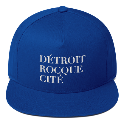 'Détroit Rocque Cité' Flat Bill Snapback