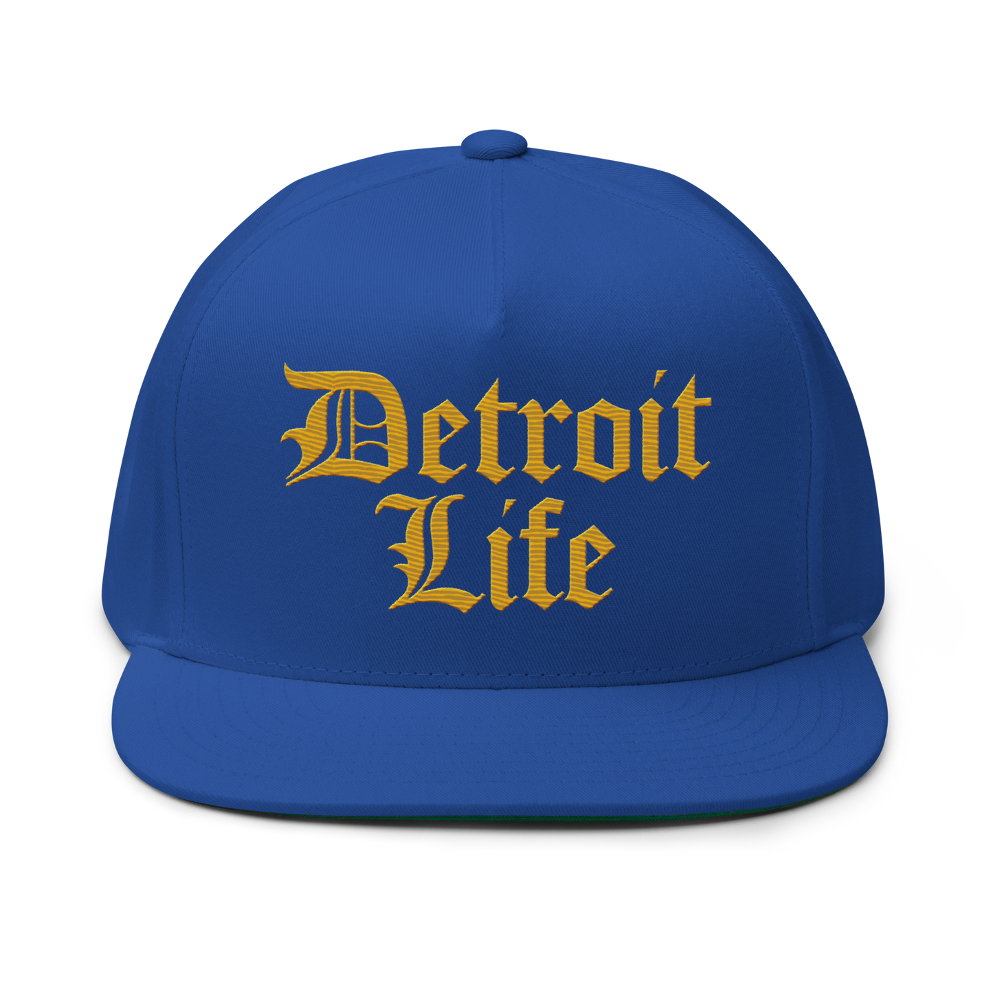 'Detroit Life' Snapback | 5-Panel - Gold