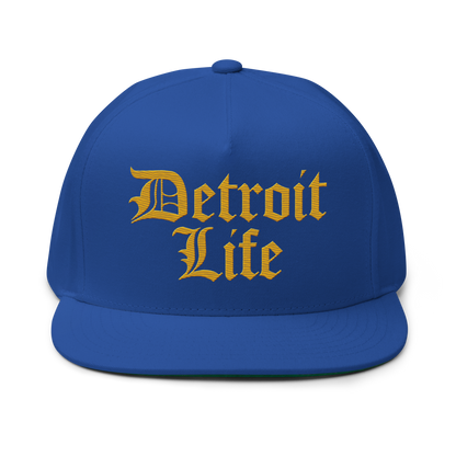 'Detroit Life' Snapback | 5-Panel - Gold