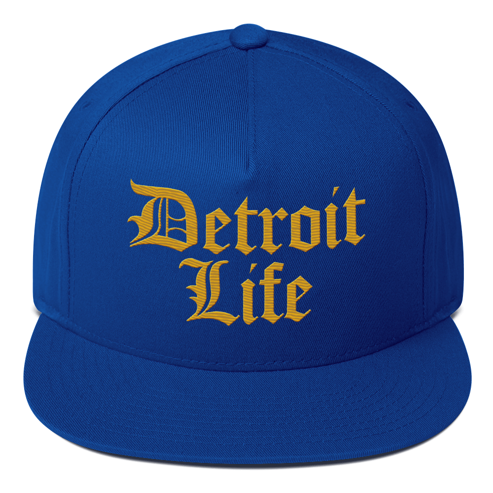 'Detroit Life' Snapback | 5-Panel - Gold