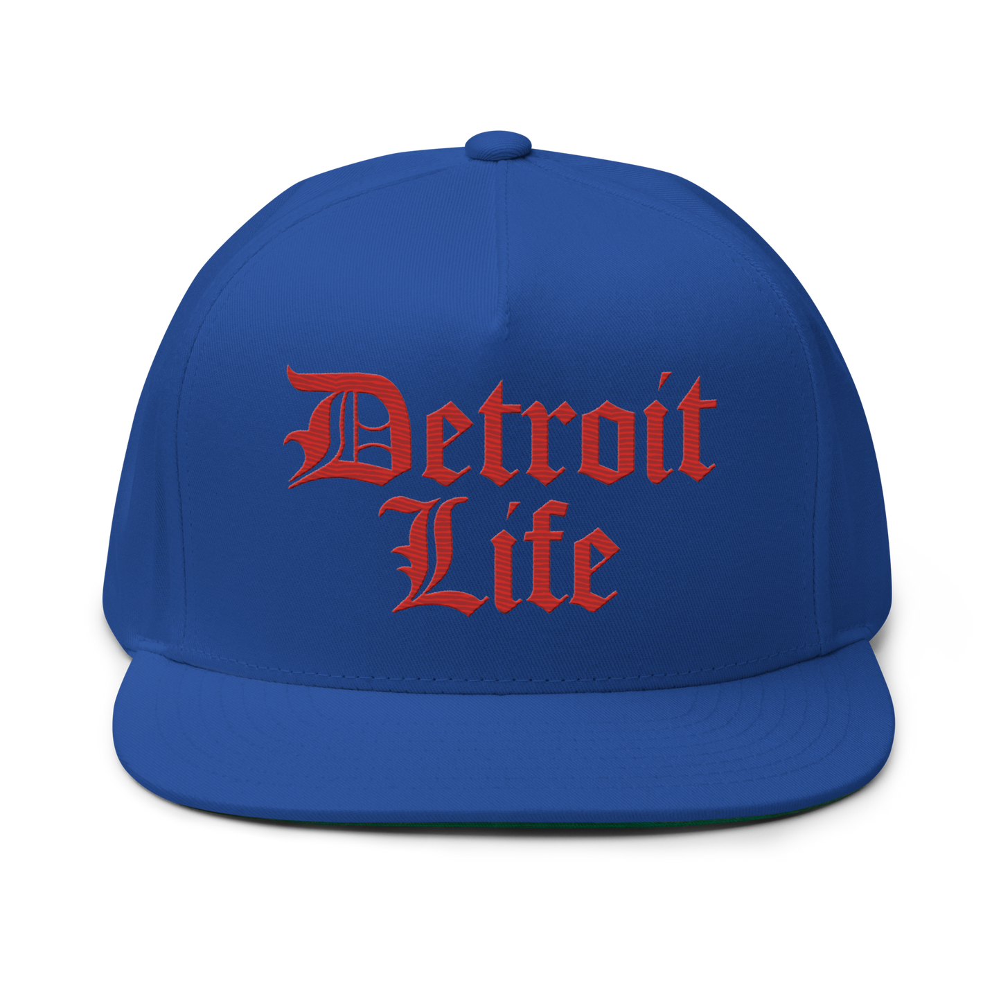 'Detroit Life' Snapback | 5-Panel - Aliform Red