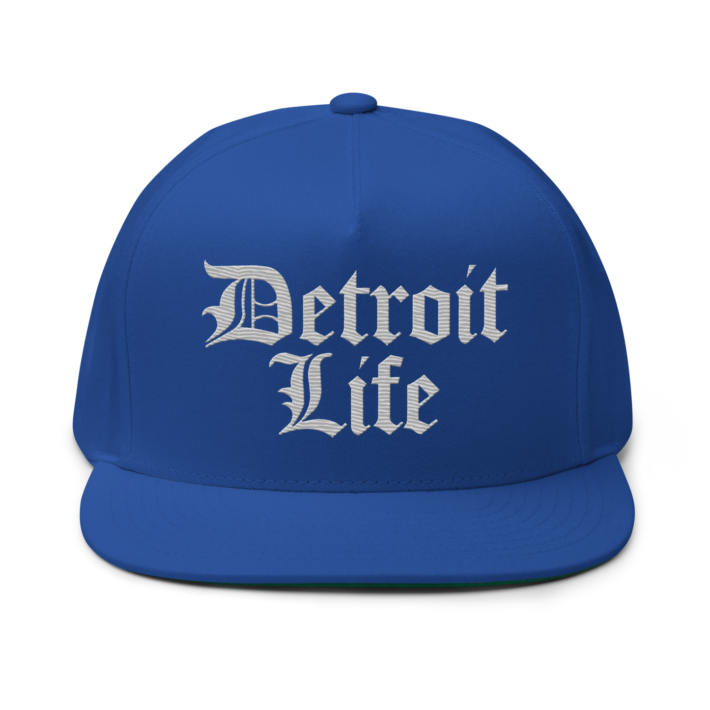 'Detroit Life' Snapback | 5-Panel - Platinum