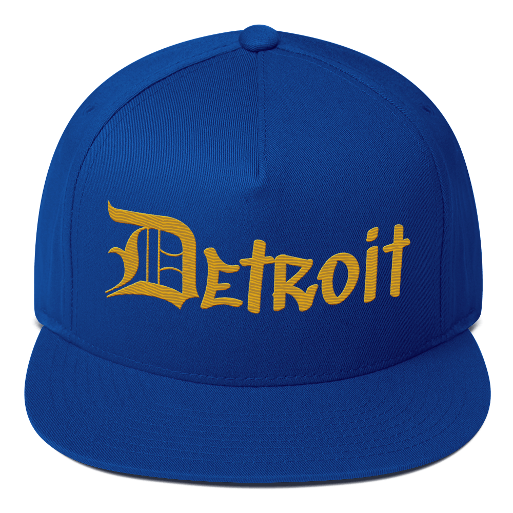 'Detroit' Snapback (OED Tag Font) | Gold