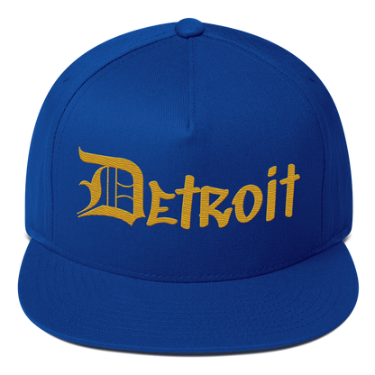 'Detroit' Snapback (OED Tag Font) | Gold