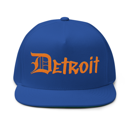 'Detroit' Snapback (OED Tag Font) | Orange