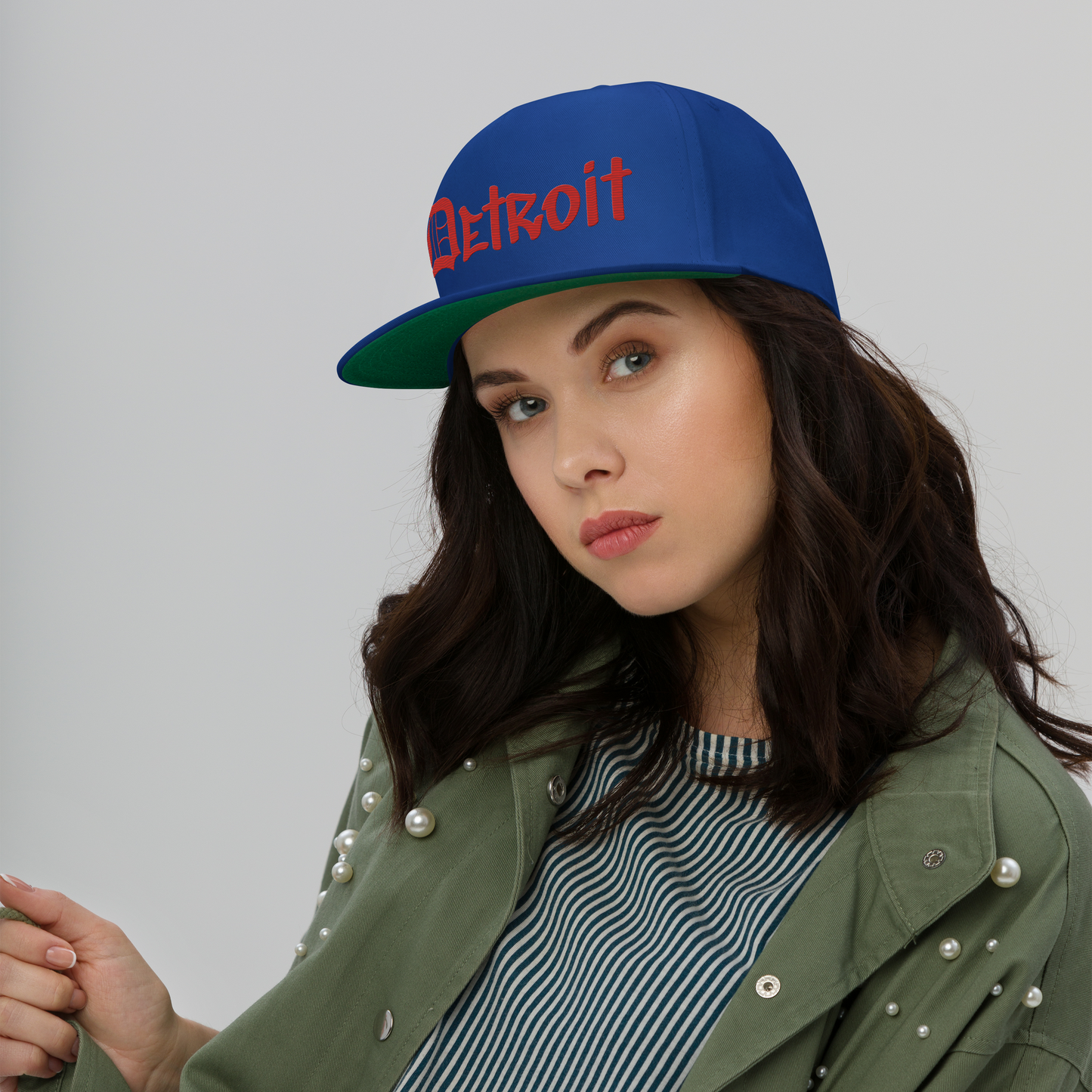 'Detroit' Snapback (OED Tag Font) | Aliform Red