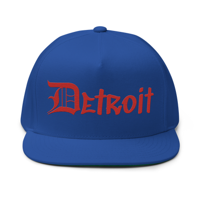 'Detroit' Snapback (OED Tag Font) | Aliform Red