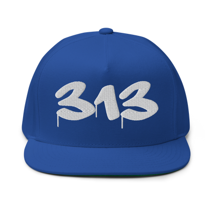 Detroit '313' Snapback (Tag Font) | 5-Panel