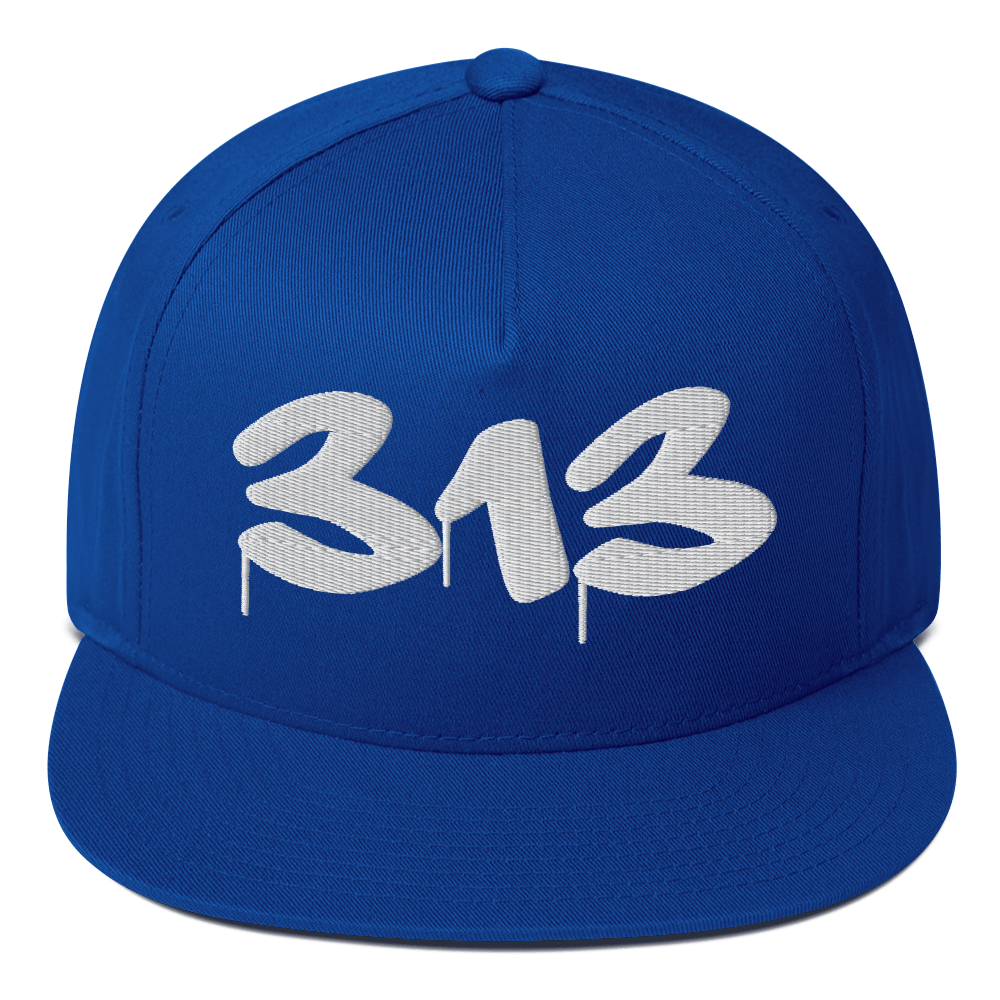 Detroit '313' Snapback (Tag Font) | 5-Panel