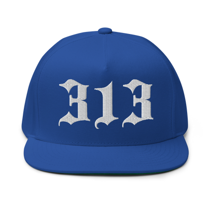 Detroit '313' Snapback (Old English Font) | 5-Panel