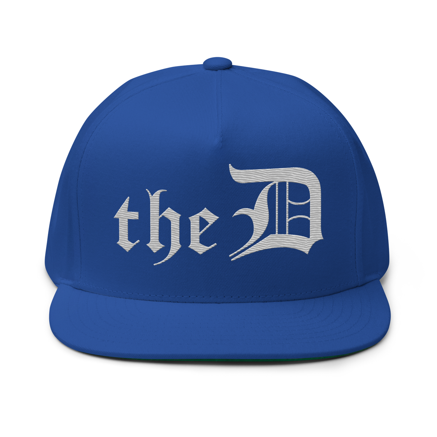 Detroit 'The D' Snapback | 5-Panel - Platinum