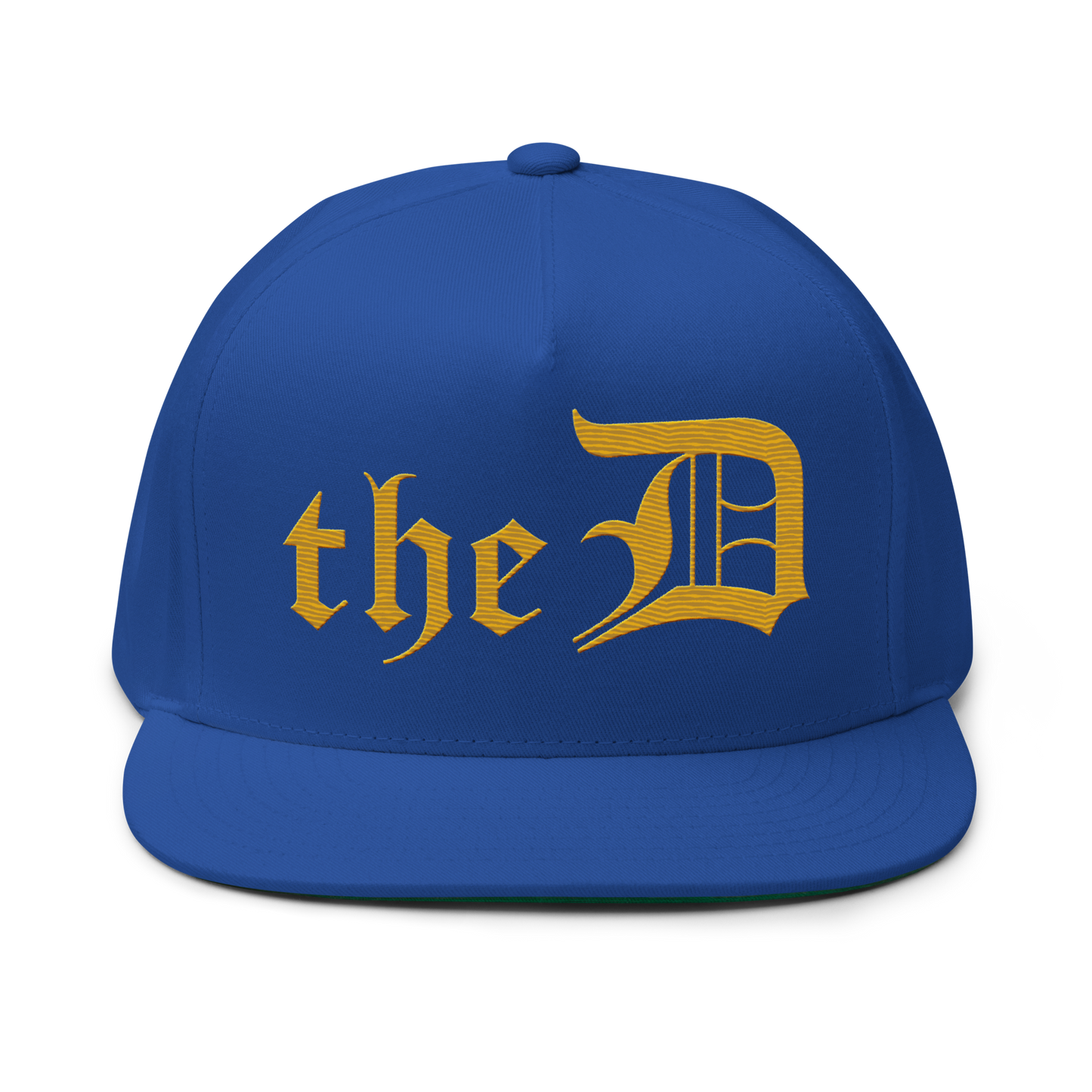 Detroit 'The D' Snapback | 5-Panel - Gold