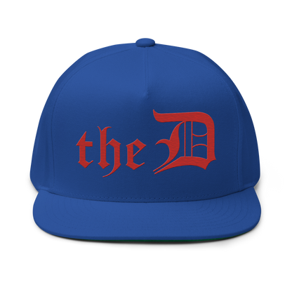 Detroit 'The D' Snapback | 5-Panel - Aliform Red