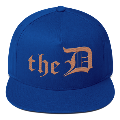 Detroit 'The D' Snapback | 5-Panel - Copper