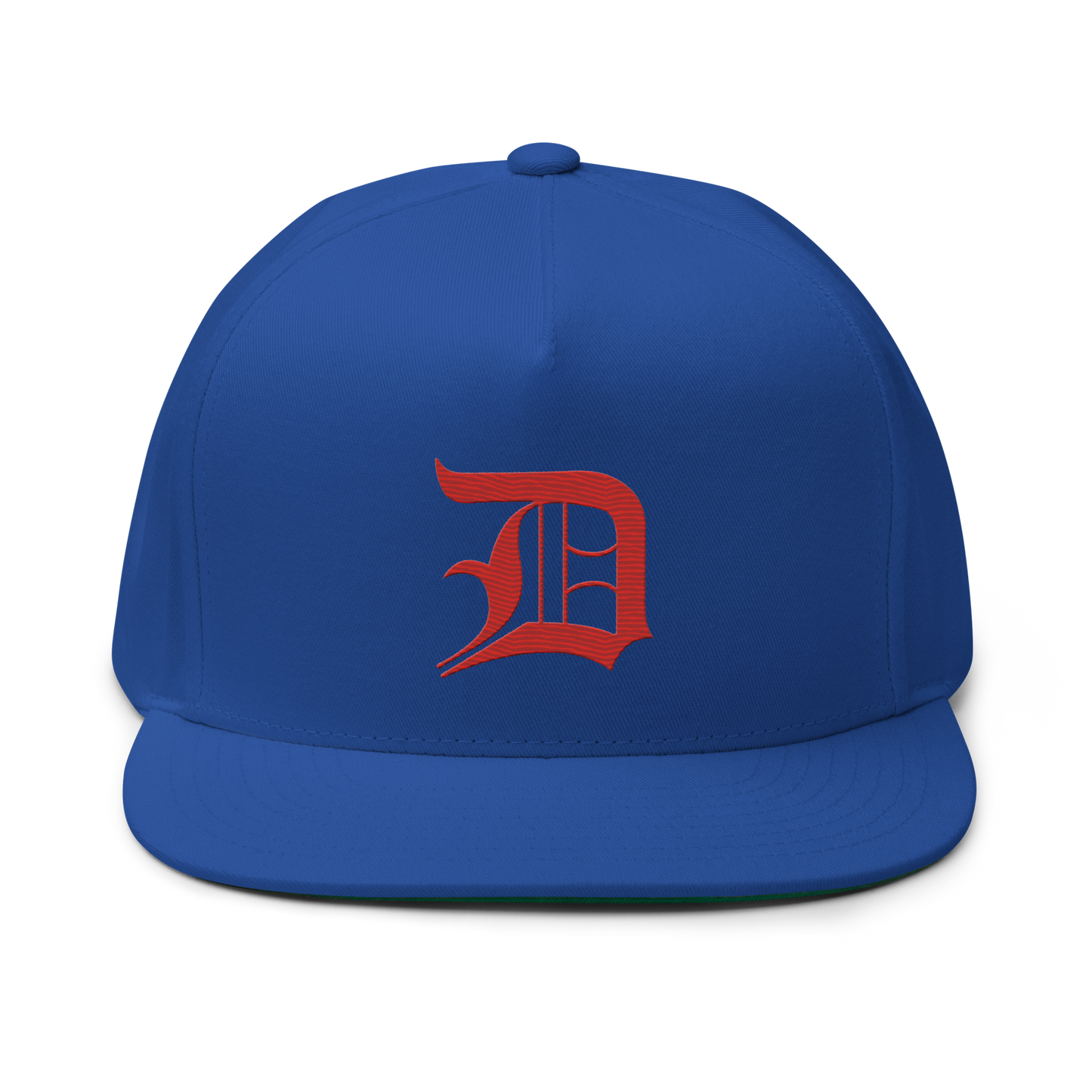 Detroit 'Old English D' Flat Bill Snapback (Aliform Red)