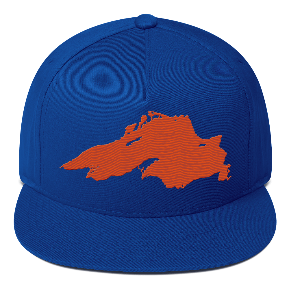 Lake Superior Snapback | 5-Panel - Maple Leaf Orange