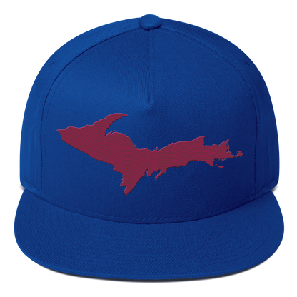 Upper Peninsula Snapback | 5-Panel - Ruby Red