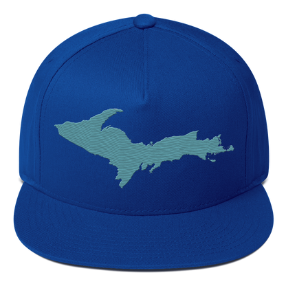 Upper Peninsula Snapback | 5-Panel - Huron Blue