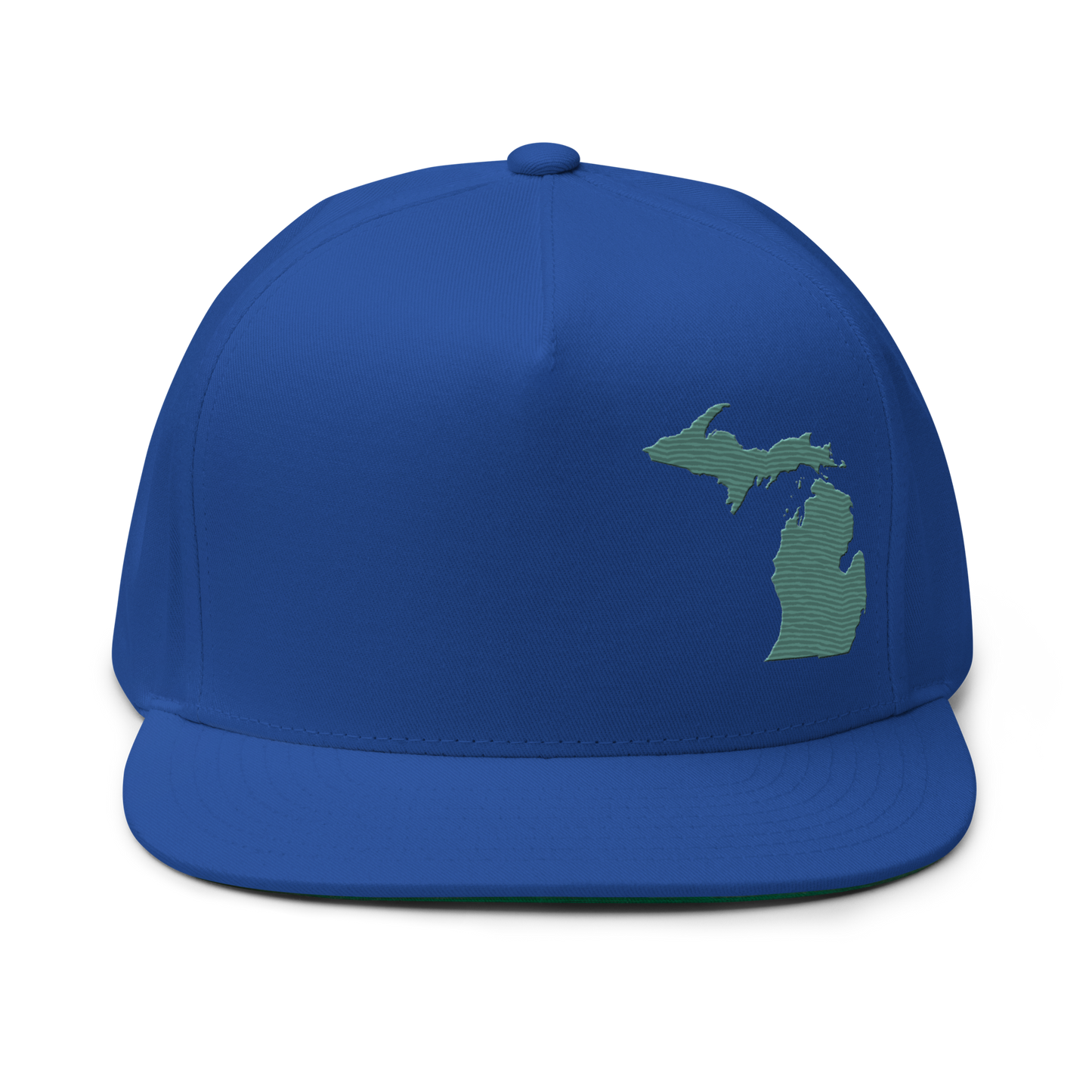 Michigan Snapback | 5-Panel - Cooper Green Outline