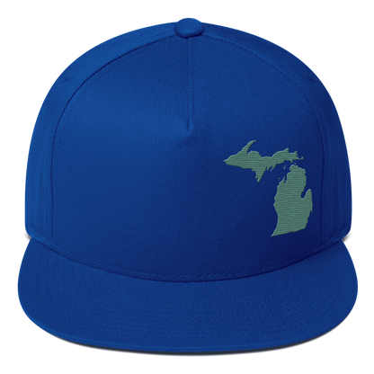 Michigan Snapback | 5-Panel - Cooper Green Outline