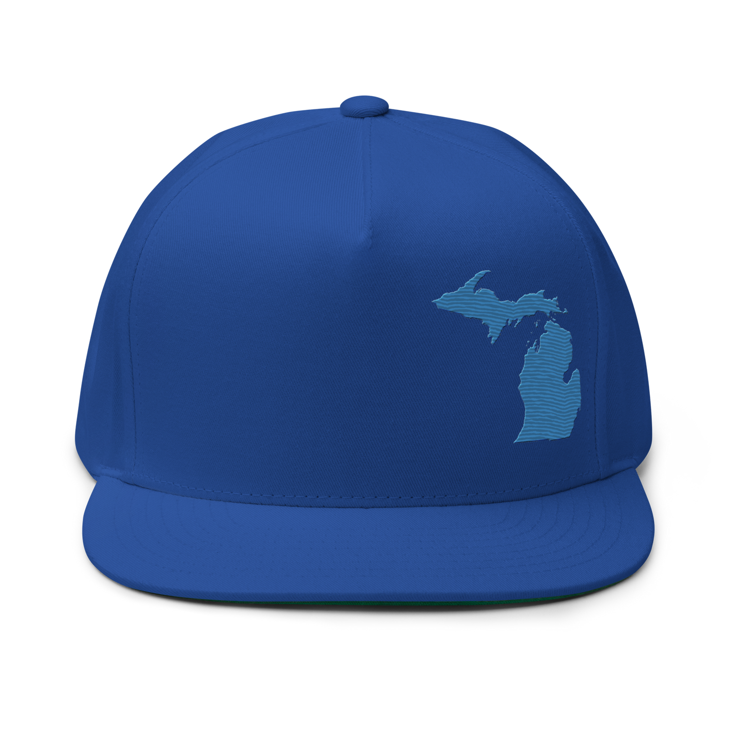 Michigan Snapback | 5-Panel - Superior Blue Outline