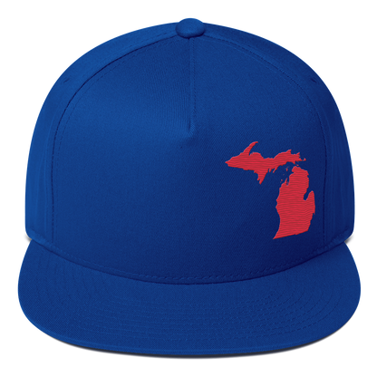 Michigan Snapback | 5-Panel - Lighthouse Red Outline