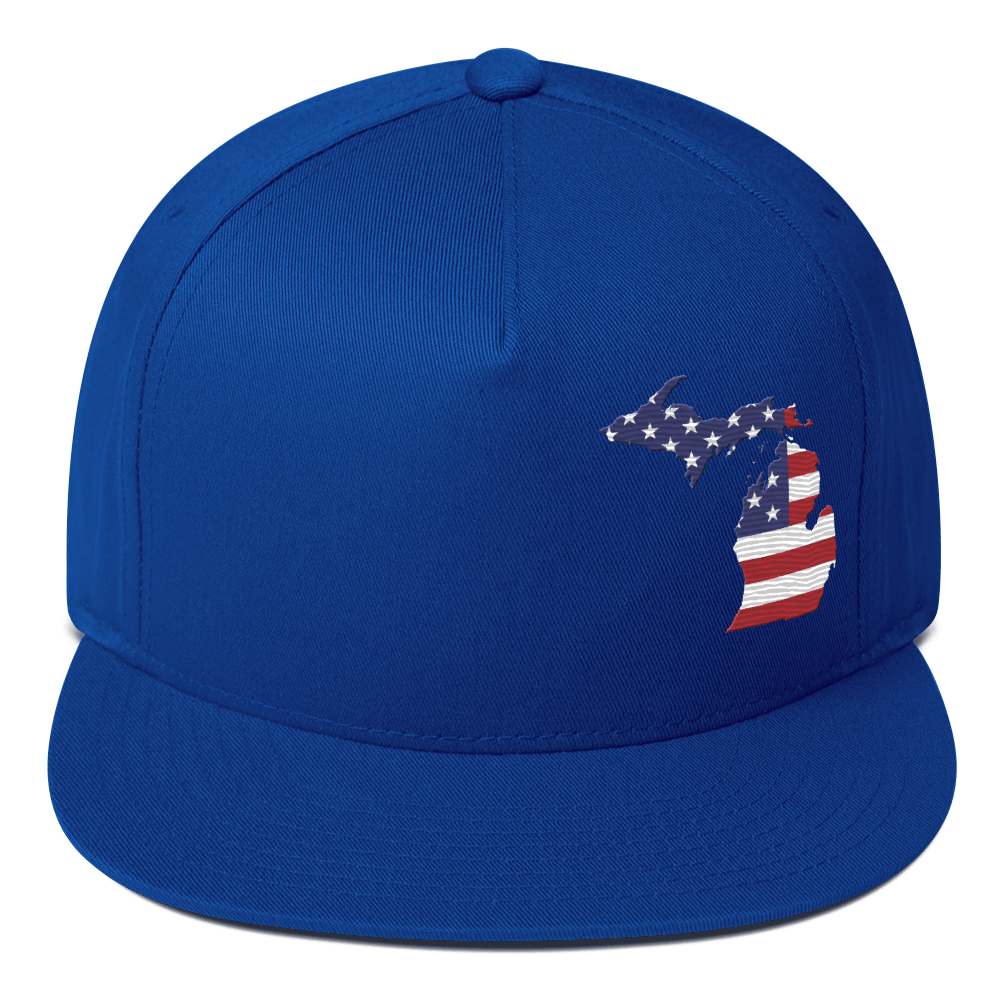 Michigan Snapback | 5-Panel - Patriotic Outline