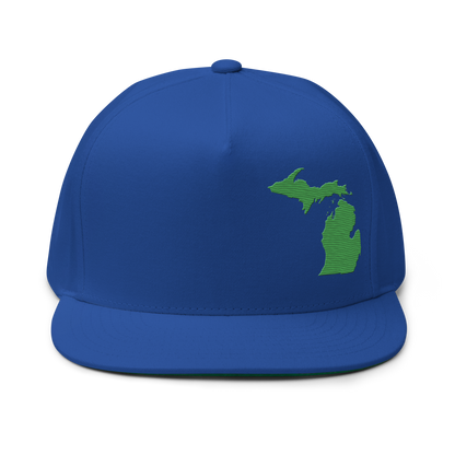 Michigan Snapback | 5-Panel - Shamrock Green Outline