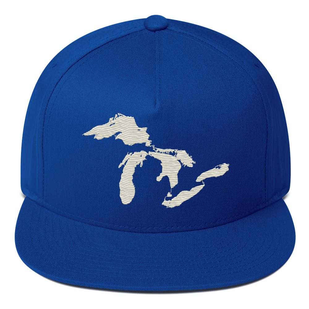 Great Lakes Snapback | 5-Panel - Ivory White