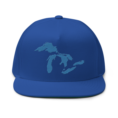 Great Lakes Snapback | 5-Panel - Superior Blue