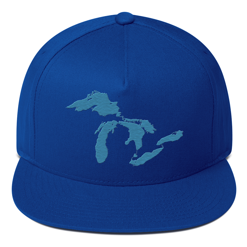 Great Lakes Snapback | 5-Panel - Traverse Blue