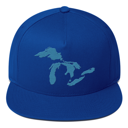 Great Lakes Snapback | 5-Panel - Traverse Blue