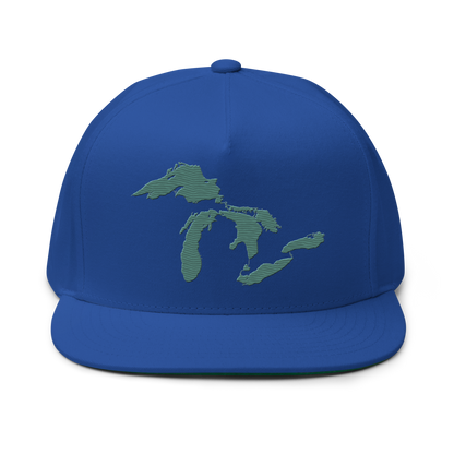 Great Lakes Snapback | 5-Panel - Copper Green