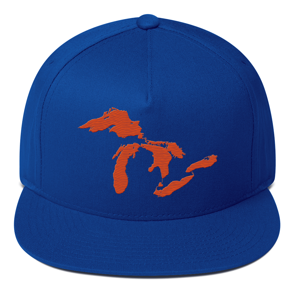 Great Lakes Snapback | 5-Panel - Maple Leaf Orange