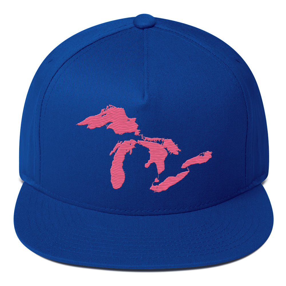 Great Lakes Snapback | 5-Panel - Rhodochrosite Pink