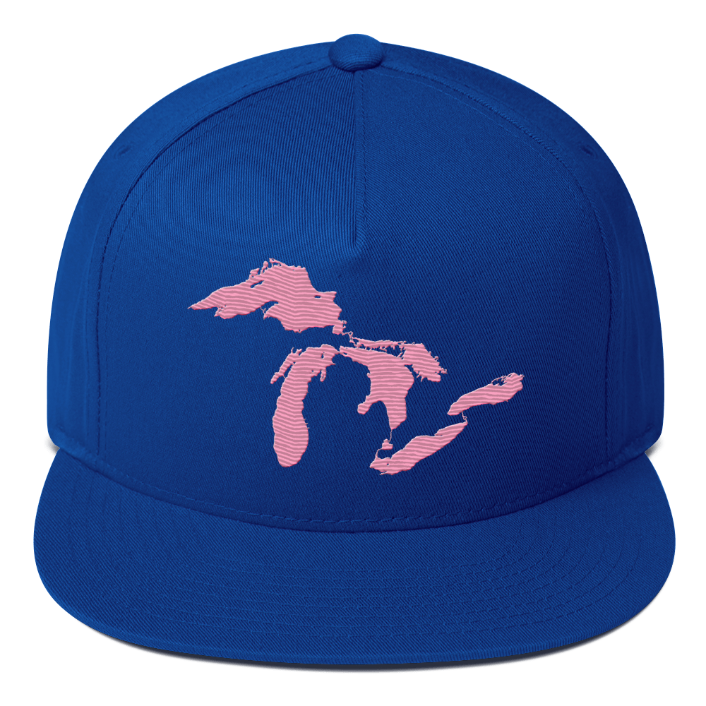 Great Lakes Snapback | 5-Panel - Caddie Pink