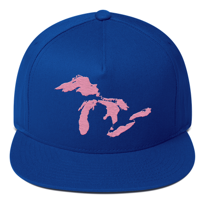 Great Lakes Snapback | 5-Panel - Caddie Pink